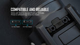 OLIGHT Baldr Pro R 1350LM 200M Linterna Lámpara Luz Recargable USB Magnética con LED Luz Blanco Compatible Batería Incorporada para Actividades Deportivas Negro