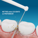 Haepi Julia - Cepillo de dientes eléctrico sónico 3 en 1 | Cepillado + Jet interdental + Descalcificación | 48.000 vibraciones/min | Recargable USB | Para encías sensibles y portadores de aparatos