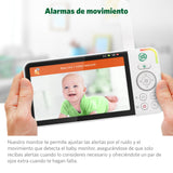 LeapFrog LF915HD Baby Surveillance Camera with Night Light 5" HD Screen Baby Monitor with Camera, 360° Translation and Tilt, 8X Zoom, Night Vision, Smart Sensor