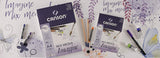 Pack de 4 Blocs Encolados, A2, 50 Hojas, Canson Mix Media Imagine, Grano Fino 200g