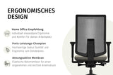 Sedus, Se:do Pro Light 2 - Silla de Oficina ergonómica con Membrana de Malla, Color Antracita, Altura Regulable