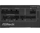 Fuente ALIMENTACION ASROCK PG-750G,PSU,750W,80 Plus Gold/A,135MM,Modular,PCI-E 5.1 (12+4pin) x1,PCI-E (6+2 Pin) x3,SATA (5 Pin) x9