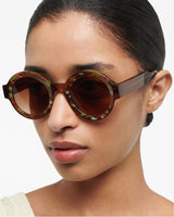 GIGI STUDIOS Laura Sunglasses, Brown, 48mm, 40mm para Mujer