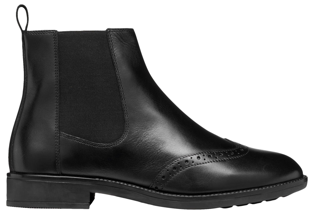 Geox Mujer D Jaylon 2 Ankle Boot, Black, 38.5 EU, Negro, 38.5 EU
