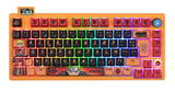 Konix Naruto Shippuden Teclado mecánico con Cable/inalámbrico - Edición Pro Collector Numerada - LED RGB - Diseño Naruto Modo Ermitaño - Naranja