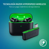 Razer Hammerhead HyperSpeed - Auriculares Gaming Inalámbricos Multiplataparama con Licencia para Xbox (HyperSpeed Wireless, Cancelación Activa del Ruido) Negro