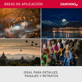 Samyang 135 mm F2.0 para Canon EF - Teleobjetivo de fotograma completo y distancia focal fija APS-C para cámara Canon EF/ EF-S, enfoque manual, para Canon EOS-1D X Mark III, 6D Mark II, 5D Mark IV