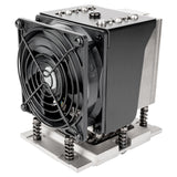 SilverStone Technology XE04-SP5, Disipador para CPU de servidor/estación de trabajo con factor de forma pequeño 4U para los zócalos AMD SP5, SST-XE04-SP5B (Negro + Negro)