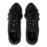 Nike Shox TL, Sneaker Hombre, Black Metallic Silver University Red, 44 EU