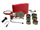 ROTHENBERGER Soldadora industrial con manguitos (75 mm, 90 mm, 110 mm) en maletín | Soldadora para tubos, manguitos y accesorios | hasta 279 °C | 36063