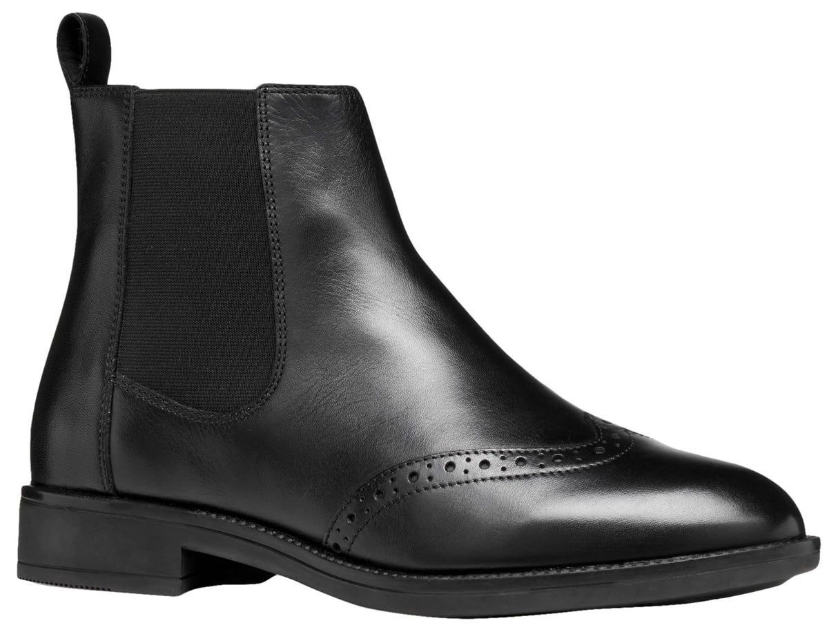 Geox Mujer D Jaylon 2 Ankle Boot, Black, 38.5 EU, Negro, 38.5 EU