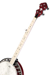 ORTEGA Falcon Series Banjo - Fade Red + Gigbag, OBJE400TFR