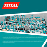TOTAL - Hidrolimpiadora de Alta Presión a Batería TPWLI4006, 40V, 80 Bar, Volumen de 4 l/min, 3 Velocidades, Con Accesorios y Manguera, No incluye baterías ni cargador