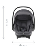 BRITAX RÖMER portabebés BABY-SAFE CORE, silla de coche para bebés desde el nacimiento hasta los 83 cm (15 meses), Space Black
