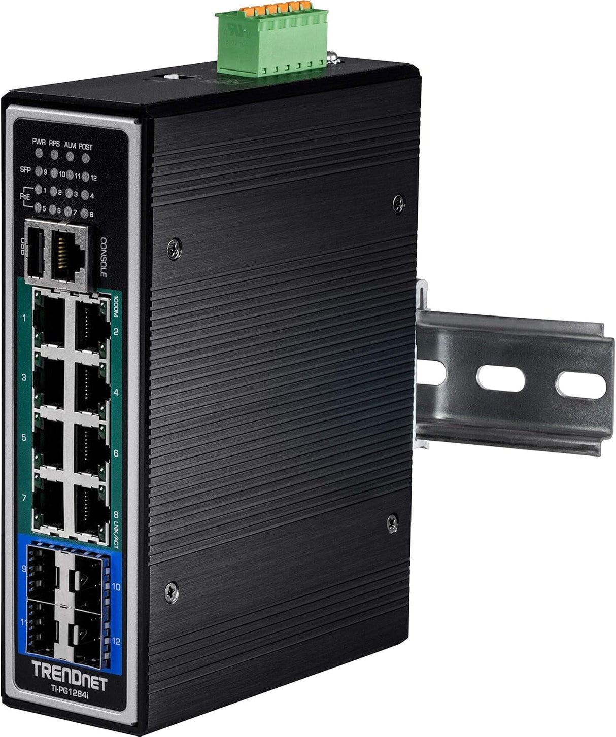 Trendnet TI-PG1284i Managed L2+ Gigabit Ethernet (10/100/1000) Black Power over Ethernet (PoE) - Network Switch Managed, L2+, Gigabit Ethernet (10/100/1000), Full duplex, Power over Ethernet (PoE))