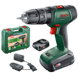Bosch Home and Garden Martillo taladrador a batería (1 batería, sistema de 18 V, en Maletín), UniversalImpact 18 V
