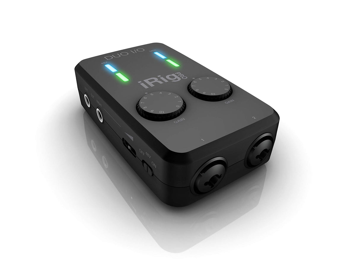 IK Multimedia iRig Pro Duo I/O - Interfaz móvil de audio/MIDI de 2 canales