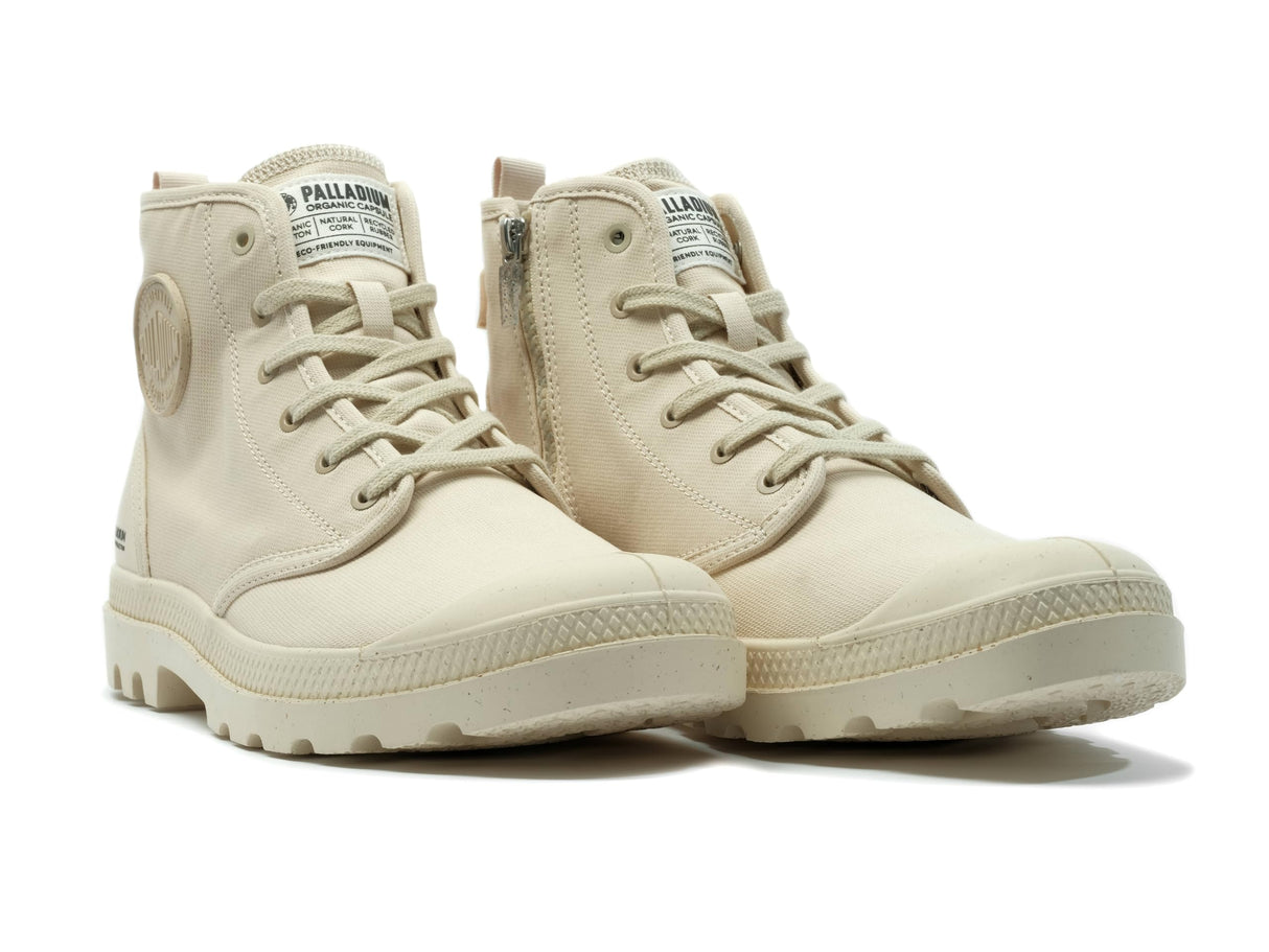 Palladium Pampa Hi Zip Organic, Zapatillas Unisex Adulto, Sahara, 43 EU