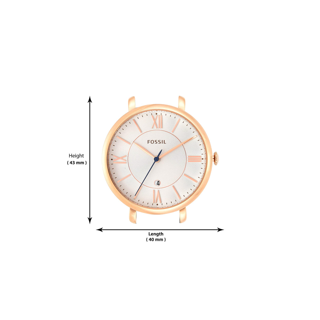 Fossil ES3843 Reloj Analógico de Cuarzo para Mujer con Correa de Piel