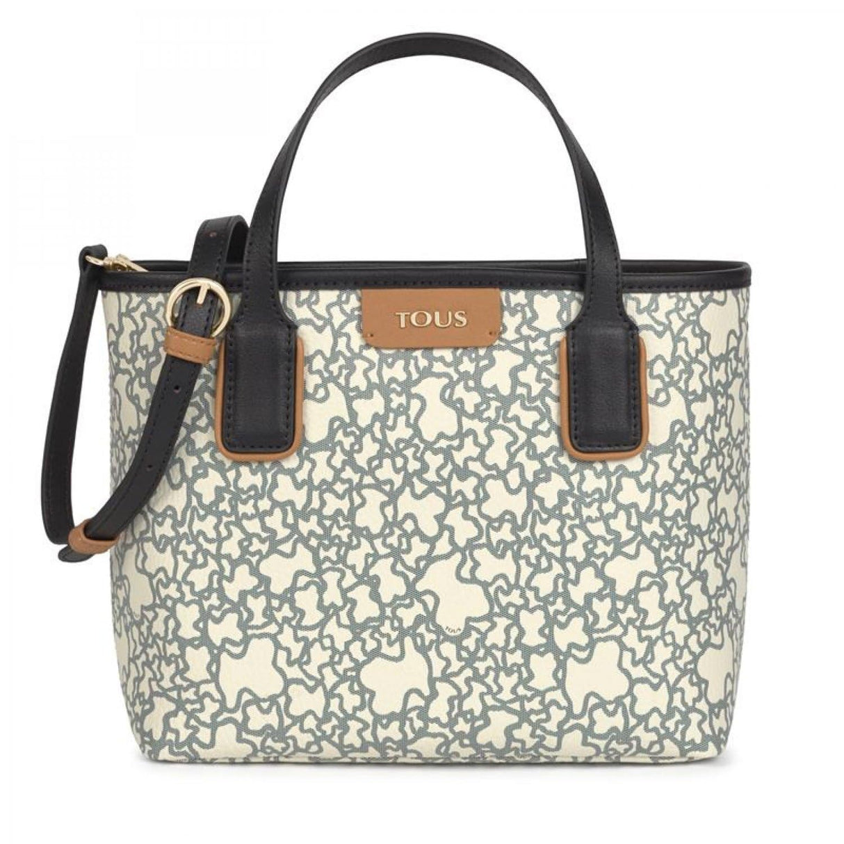 TOUS S., Capazo K Mini Mujer, Beige-negro, S