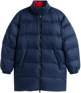 Tommy Jeans Cazadora Acolchada Hombre Essential Down Parka con Capucha, Azul (Dark Night Navy), M