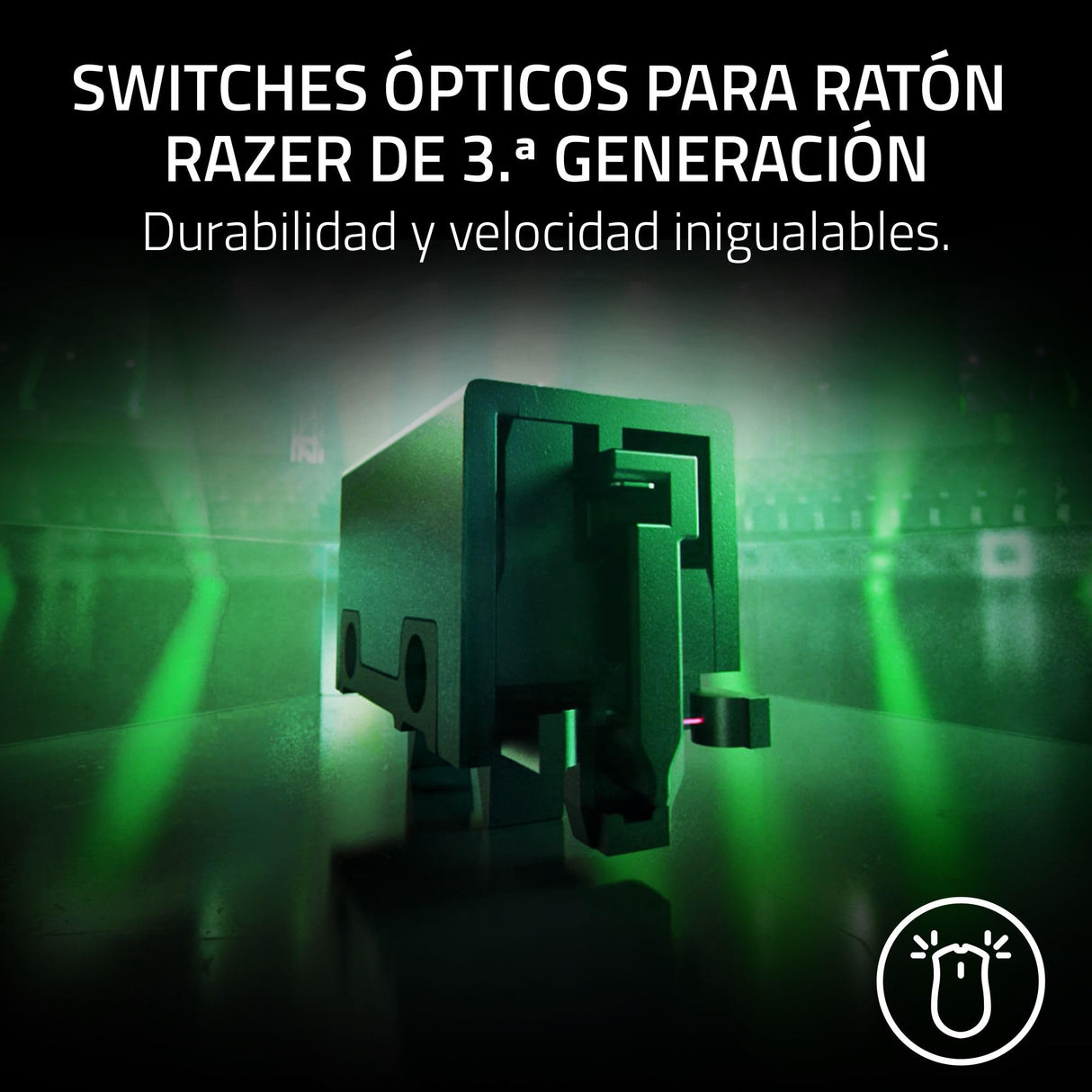 Razer Viper V3 Pro - Ratón inalámbrico Ultraligero Esports Gaming (8K Hz HyperPolling, diseño Ligero de 54g, Sensor Focus Pro 35K dpi, HyperSpeed Wireless, 95 Horas de duración) Negro