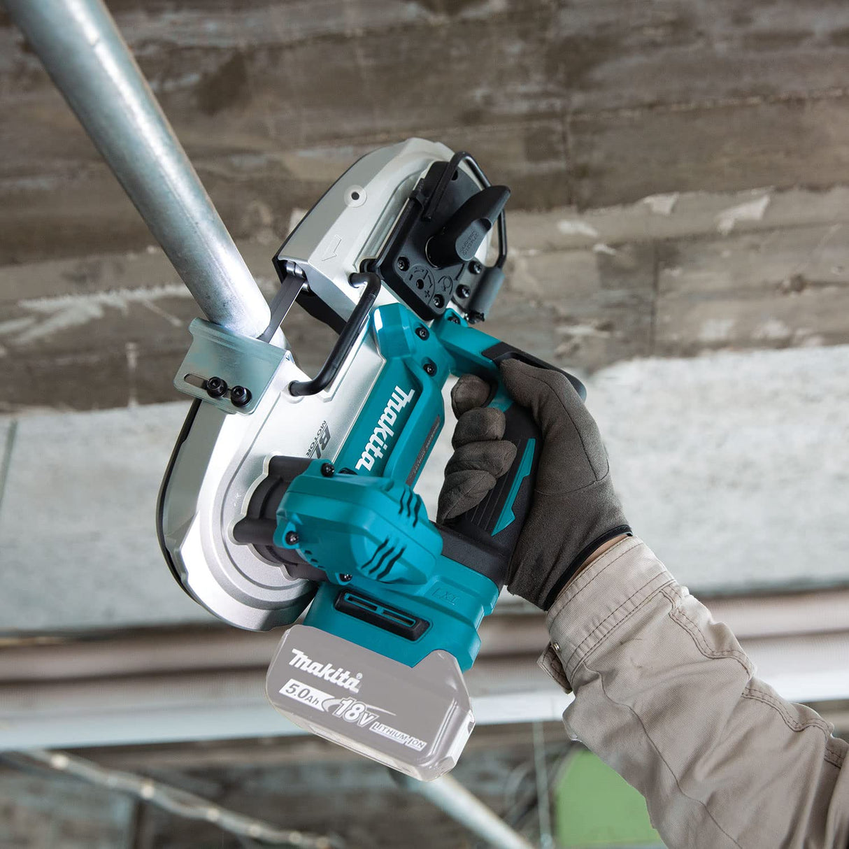 Makita DPB183Z Sierra de cinta inalámbrica de 18 V (sin batería, sin cargador)