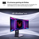 LG 34GS95QE-B - Monitor Gaming Ultragear Curvo, 34", OLED WQHD (3440 x 1440), Curvatura 800R, 240 Hz, 0.03 ms, AMD FreeSync Premium Pro, Acabado Anti-Glare, Negro