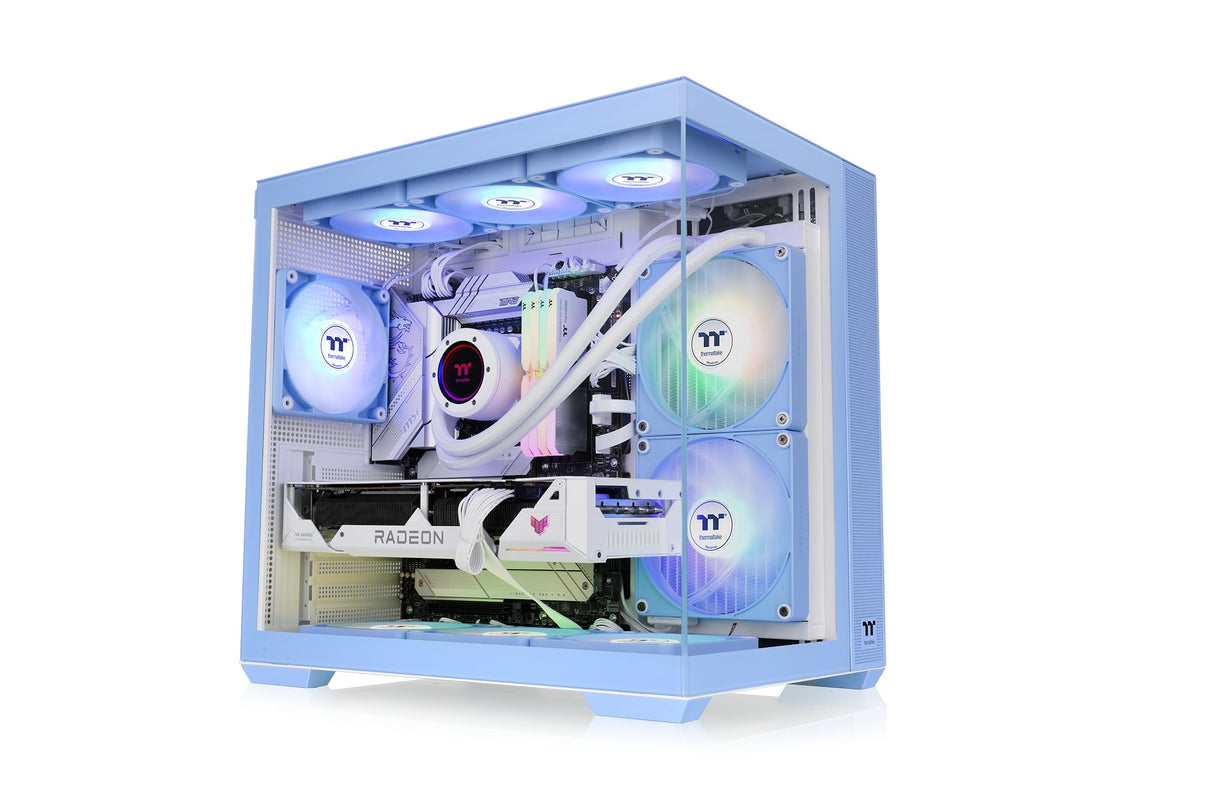Thermaltake View 380 TG ARGB | Mid Tower Chassis | 25 Jahre Hydrangea Blue Limited Edition