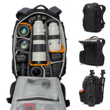 Lowepro ProTactic BP 450 AW III, versión Actual Mochila para Cámara, Acceso 4 Puntos, Bolsa Profesional Cámara, DSLR/Dron/Sin Espejo, Portátil hasta 16", Protector Lluvia, Videógrafo, Volumen 28L