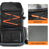 K&F Concept Mochila para Cámara, Mochila Fotográfica Profesional, 32L Mochila Fotografia Multifuncional Bolsa para Cámara Impermeable Resistente, Compartimento para Portátil de 15.6 Pulgadas