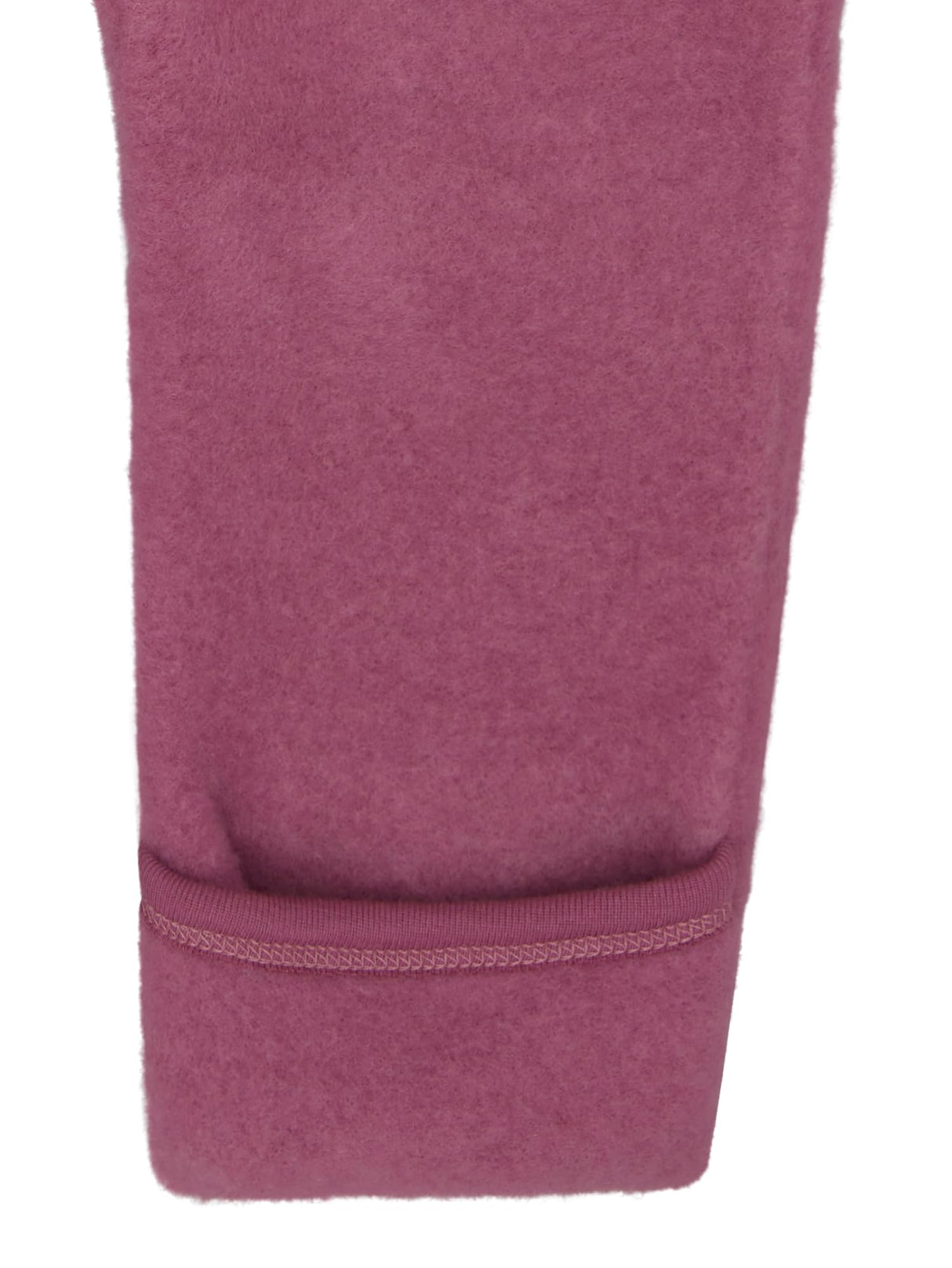 loud + proud Wollfleece, Gots Zertifiziert Mono, Morado, 74-80 Unisex bebé