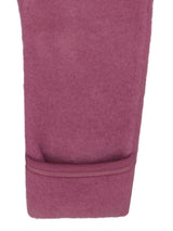 loud + proud Wollfleece, Gots Zertifiziert Mono, Morado, 74-80 Unisex bebé