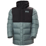 Helly Hansen Chaqueta Larga Active Puffy Abrigo, 485 Cactus Gris, XXL para Hombre