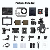 AKASO Brave 4 Cámara Deportiva 4K 20MP WiFi 5xZoom Camara de Accion