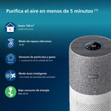 Philips Serie 4000i Purificador de Aire - Control por Aplicación, Elimina Gérmenes, Polvo y Alérgenos en Estancias 158m², 4 Velocidades, Modo Sueño (AC4236/10)