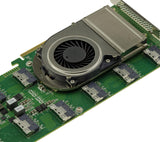 KALEA-INFORMATIQUE Tarjeta controladora de Tipo Switch PCIe 4.0 con 10 Puertos SFF-8654 8i para replicación de 5 Puertos Gen4 en x16 para GPU, Aplicaciones industriales