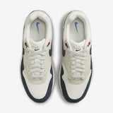 NIKE Air MAX 1 LX, Sneaker Mujer, Blanco Rojo, 38.5 EU