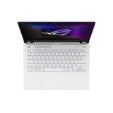 ASUS ROG Zephyrus G14 Laptop | 14" 2.5k WQXGA 165Hz/3ms 16:10 Display | AMD R9 7940HS | 32 GB RAM | 1TB SSD | NVIDIA RTX 4070 | Windows 11 | Teclado QWERTZ | Luna Light White Mini LED Verter sion