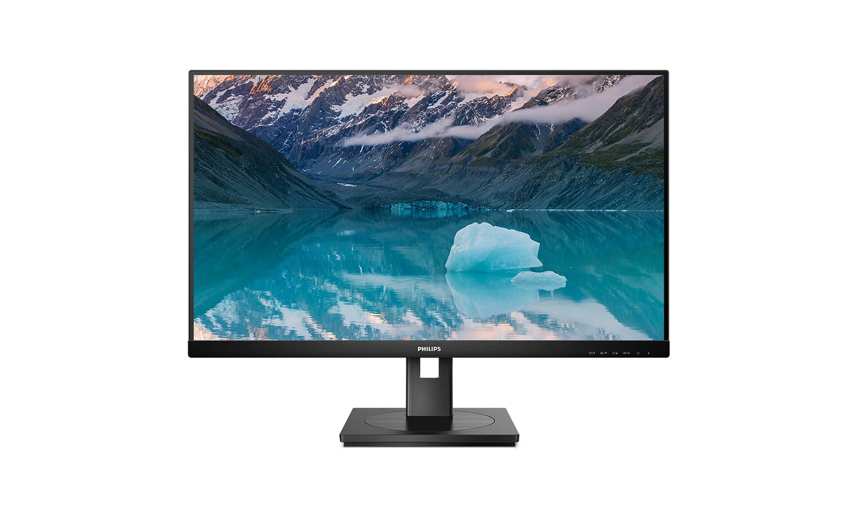 Philips 242S9JML Monitor 24 Pulgadas FHD, 75Hz, VA, 4 ms GtG, Adaptive Sync., Altura Ajustable, Altavoces (1920x1080, 1x HDMI 1.4, 1x DP 1.2, USB-Hub), Negro