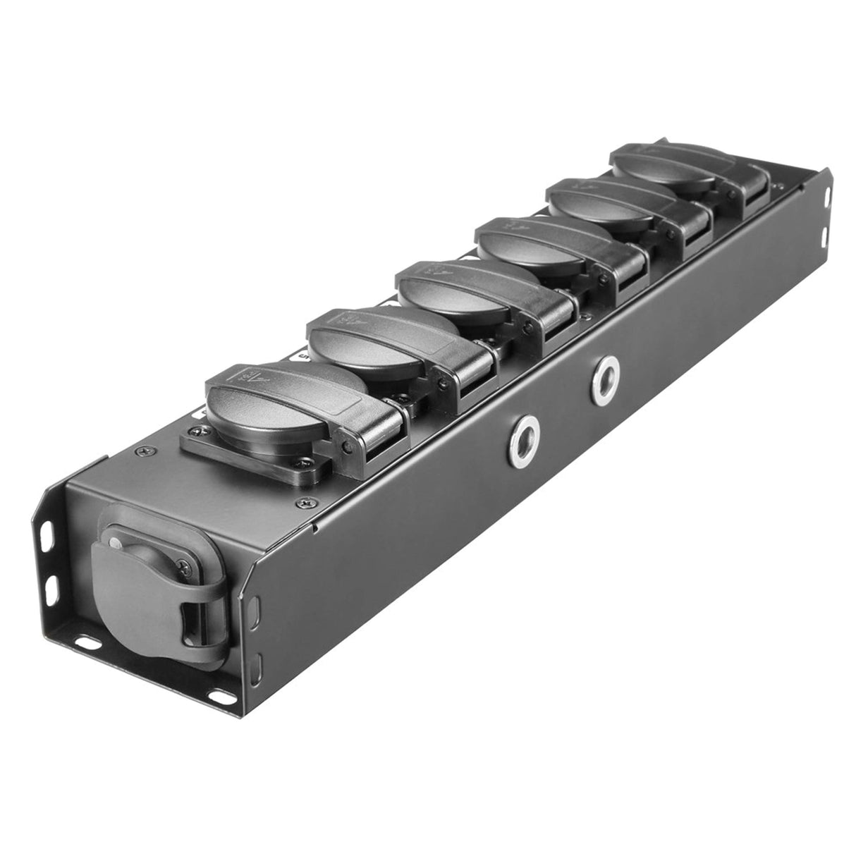 Adam Hall Accessories PRO PORT 6 T - BASE DE ENCHUFES CON 6 TOMAS IP54 + ENTRADA/SALIDA POWER TWIST TR1
