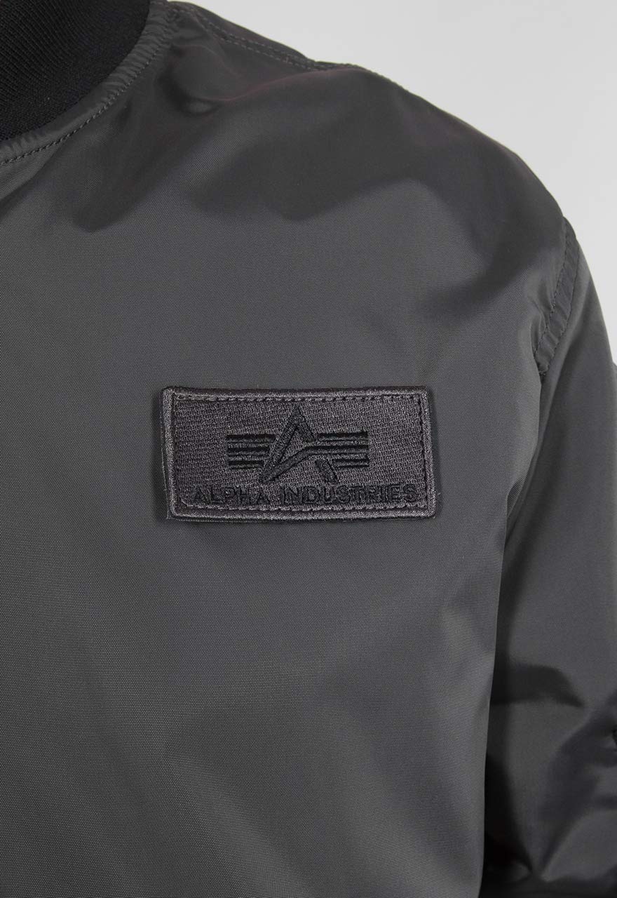 ALPHA INDUSTRIES MA-1 TTC Chaqueta, Gris (Greyblack-136), L para Hombre