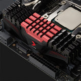 PNY XLR8 Kit de Módulos de Memoria RAM DDR4 para Ordenador de Escritorio DIMM 3200 MHz 32GB (2x16GB) Negro
