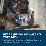 Bosch Professional 18V System amoladora angular a batería GWS 18V-11 S (diámetro del disco de 125 mm, incl. 2 baterías GBA 5.0Ah, cargador GAL 1880, L-BOXX)