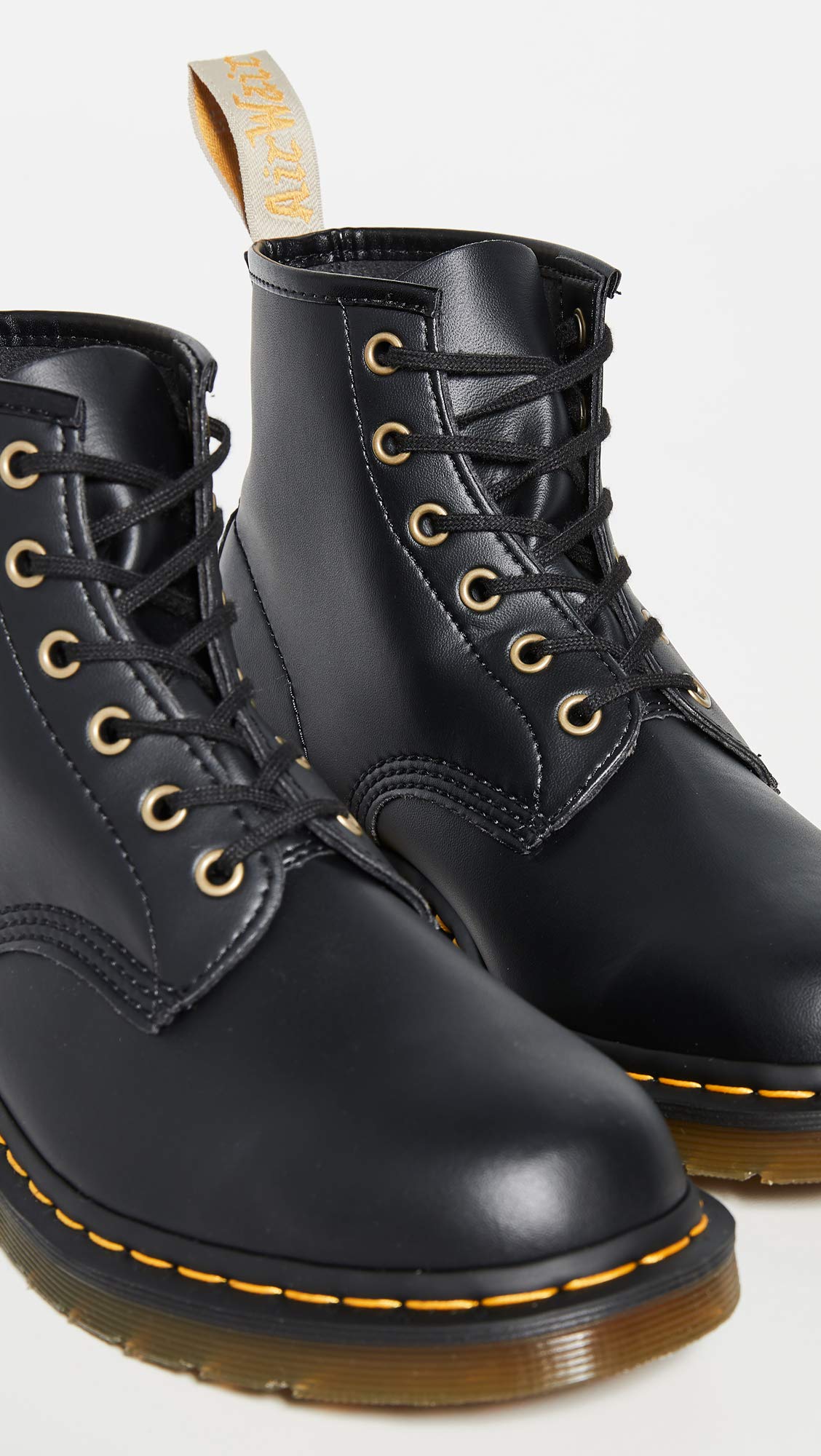 Dr. Martens Vegan 101, bovver, Winter Boots Mujer, Black, 39 EU