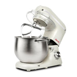 Girmi IM50 Amasadora planetaria, 2200 W Max, 8 litros, 6 velocidades, Pulse, recipiente inoxidable con asa, dispositivo de seguridad, accesorios incluidos, crema