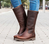 Panama Jack Bambina, Botas Altas hasta la Rodilla Mujer, Castaño, 37 EU
