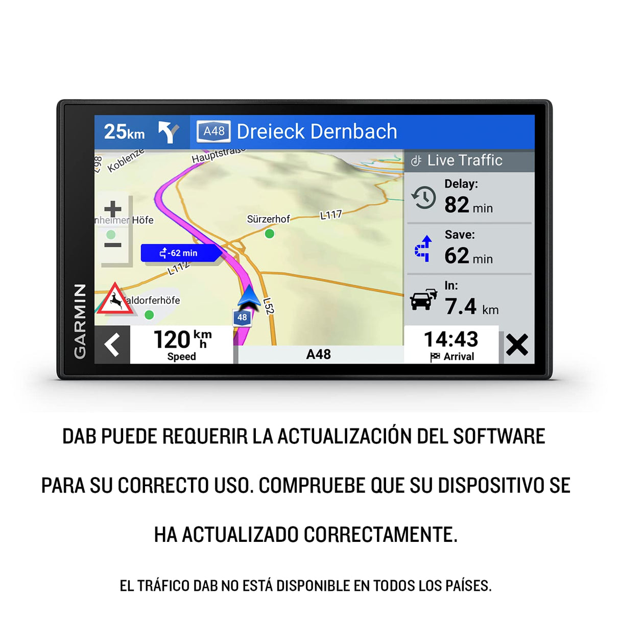 Garmin Navegador GPS, Negro, 6" (15,2 cm)