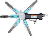 HAZET Lijadora 9033N-4, Lijadora de banda, velocidad regulable sin escalonamiento, para bandas de lijado de 10 x 330 mm, con bloqueo para cambio rápido de la banda de lijado
