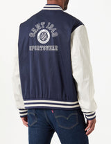 GANT Light Varsity Jacket Chaqueta, Azul Noche, S Hombres